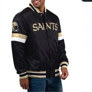 Saints Black & Gold Starter Jacket - Men's